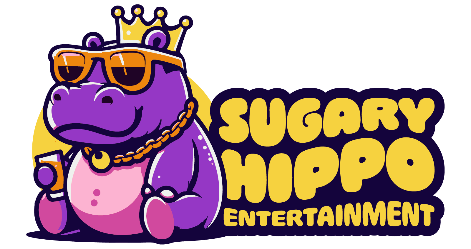 Sugary Hippo Mascot